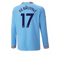 Manchester City Kevin De Bruyne #17 Fußballbekleidung Heimtrikot 2022-23 Langarm